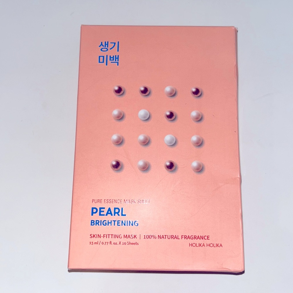 Pure Essence Pearl Brightening Skin Fitting 10 Sheet Face Masks